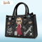 Work Hard Travel Hard - Travel Personalized Custom Leather Handbag - Gift For Travel Lovers.jpg