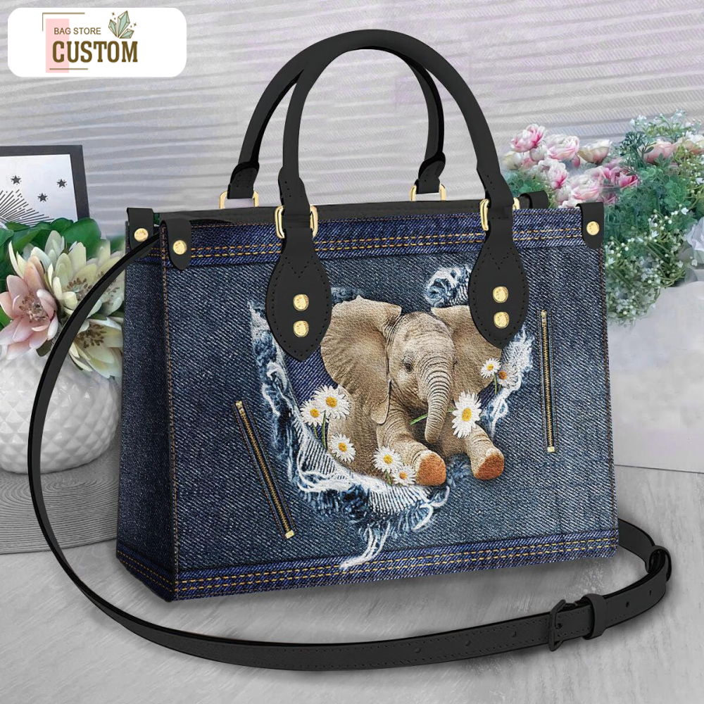 Elephant Leather Bag, Crossbody Bag, Woman Shoulder Bag, Gift for girlfriend, Shopping Bag TD_HN10501M.jpg
