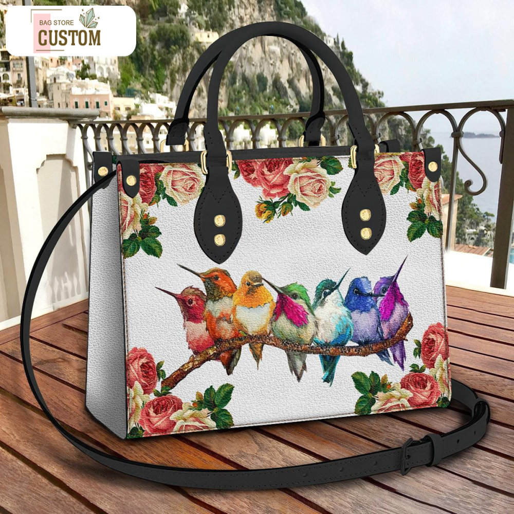 Hummingbird Leather Bag, Crossbody Bag, Woman Shoulder Bag, Gift for girlfriend, Shopping Bag TD_TN130507D.jpg