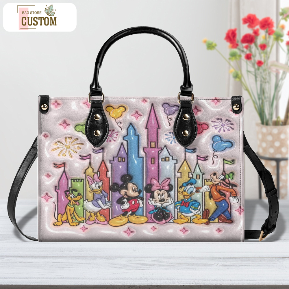 Mickey Cute Leather Handbag,Custom Mickey Woman Bags Purses,Disney Handbag,Mickey Women Handbag,Custom Bag,Disney Fan Gift,Vintage Bag.jpg