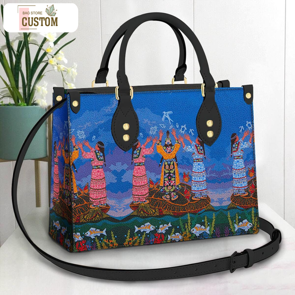 Native American Leather Bag, Crossbody Bag, Woman Shoulder Bag, Gift for girlfriend, Shopping Bag TD_TL140506Y.jpg