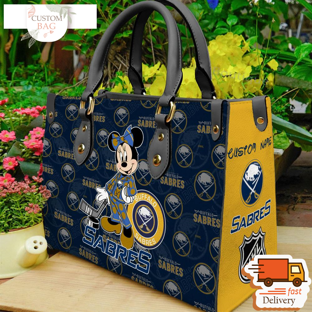 Buffalo Sabres NHL Minnie Women Leather Hand Bag.jpg