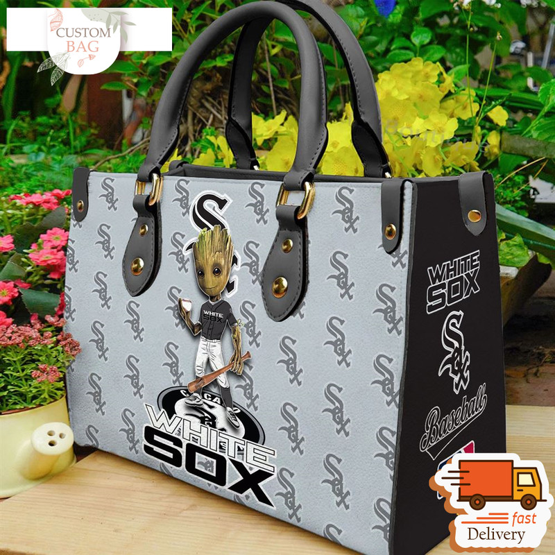 Chicago White Sox Groot Women Leather Hand Bag.jpg