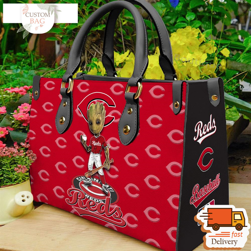 Cincinnati Reds Groot Women Leather Hand Bag.jpg