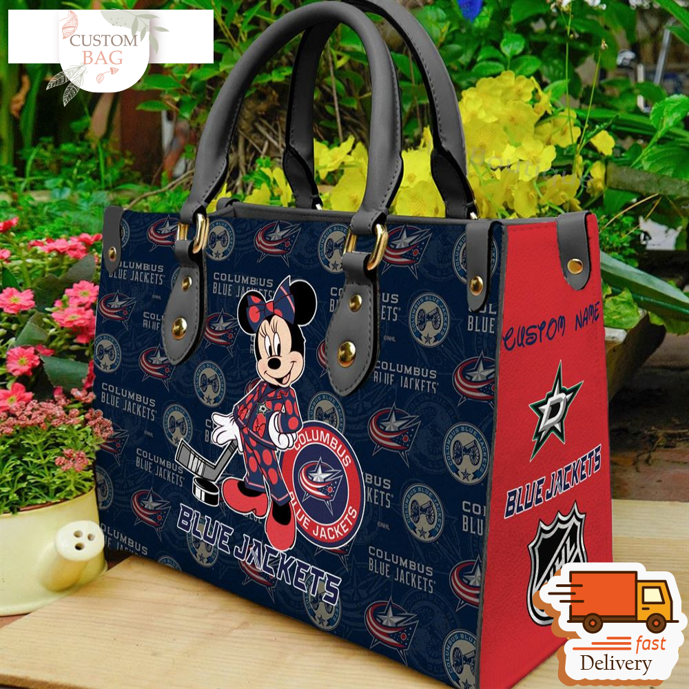 Columbus Blue Jackets NHL Minnie Women Leather Hand Bag.jpg