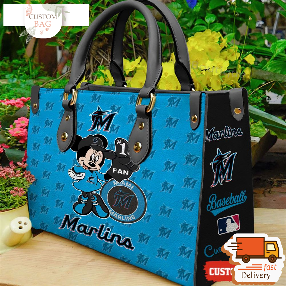 Miami Marlins Minnie Women Leather Hand Bag.jpg