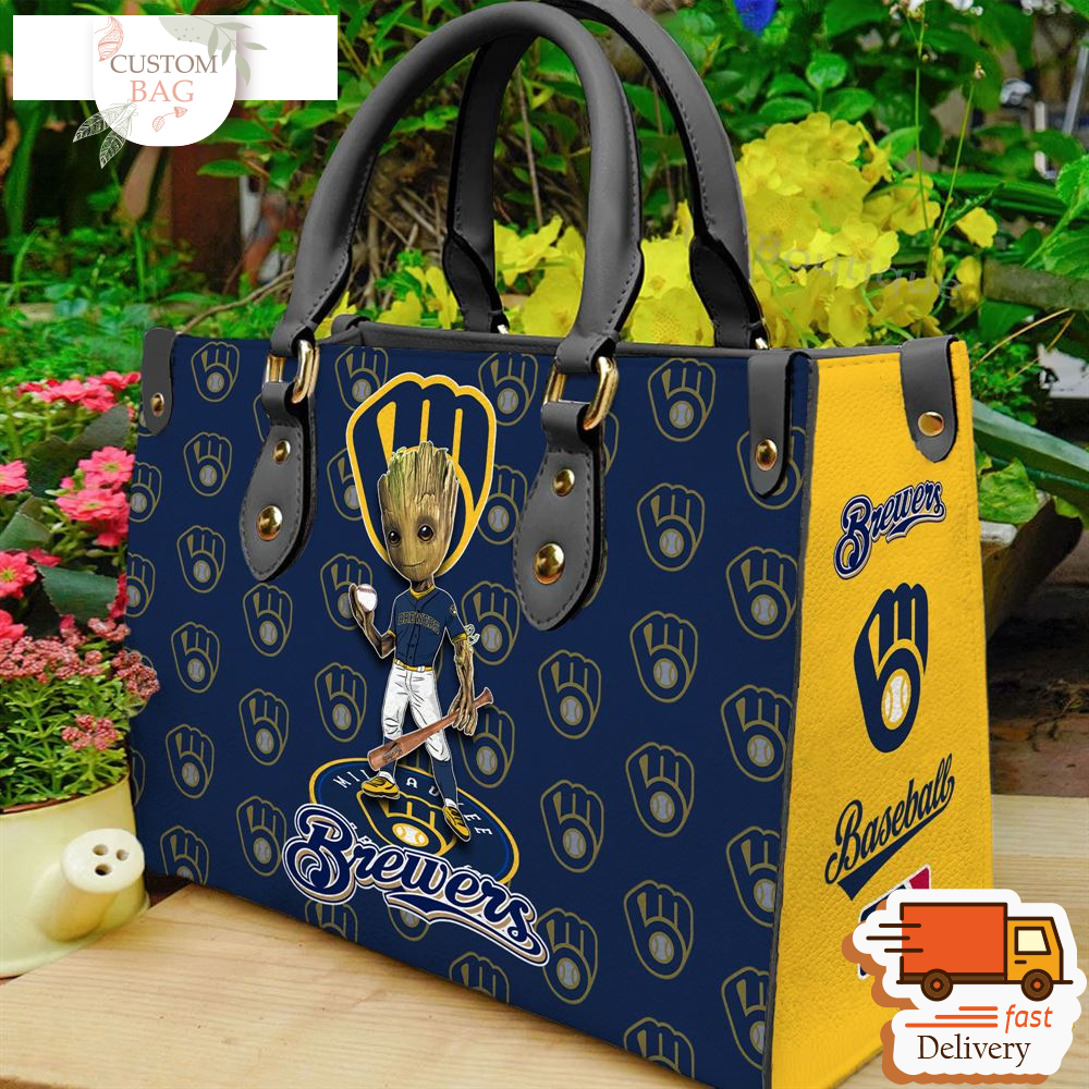 Milwaukee Brewers Groot Women Leather Hand Bag.jpg