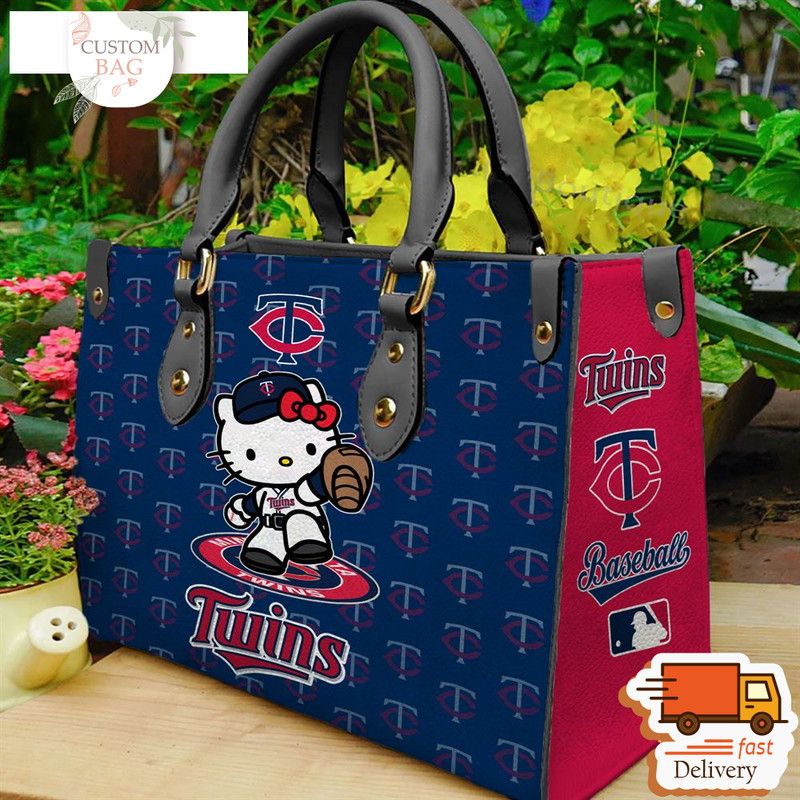 Minnesota Twins Kitty Women Leather Hand Bag.jpg
