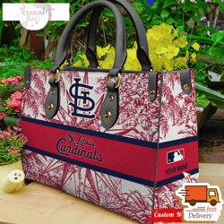 mlb st louis cardinals mlb women leather hand