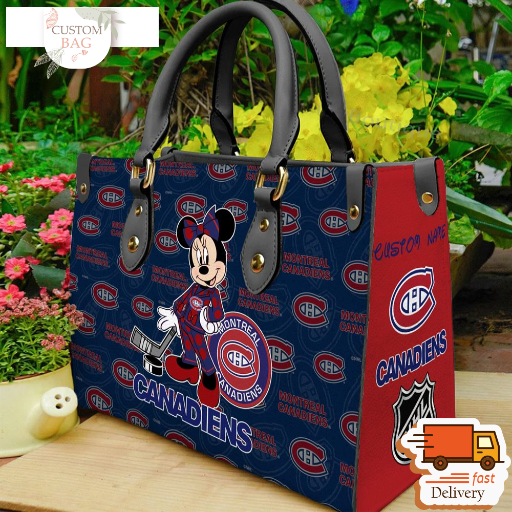 Montreal Canadiens NHL Minnie Women Leather Hand Bag.jpg