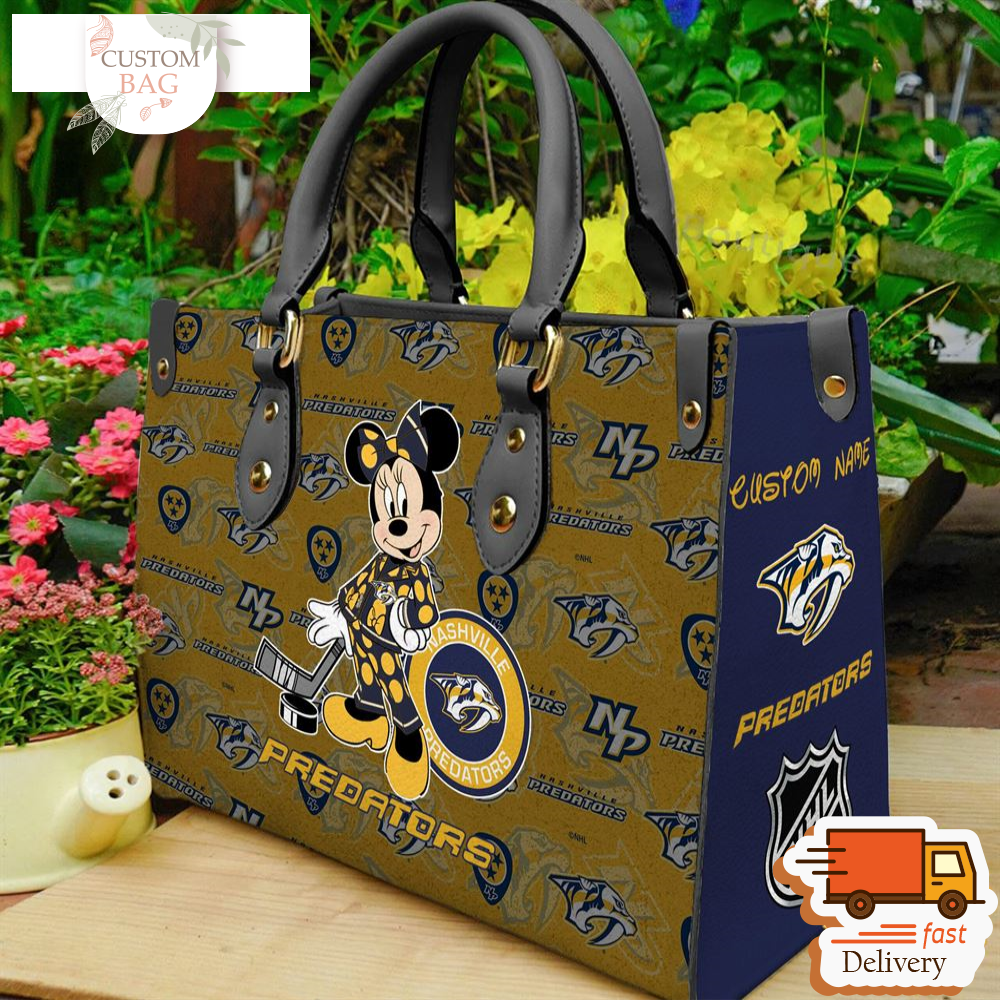 Nashville Predators NHL Minnie Women Leather Hand Bag.jpg