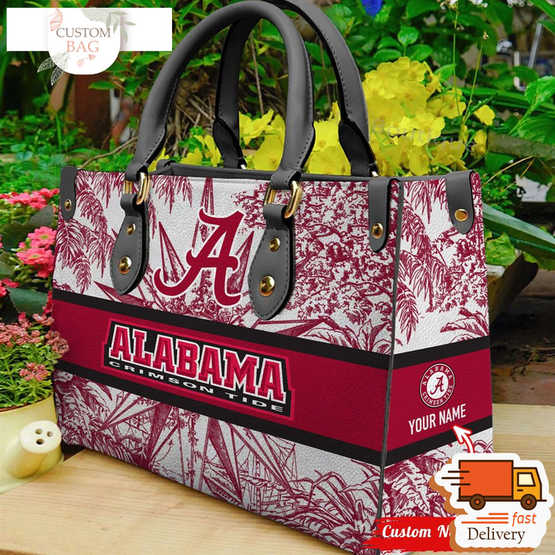NCAA Alabama Crimson Tide Women Leather HandBag.jpg