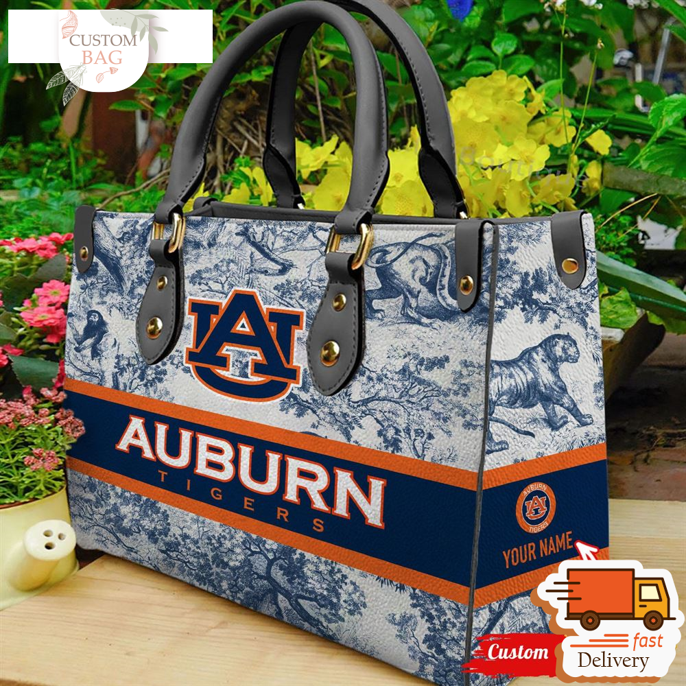 NCAA Auburn Tigers Women Leather Hand Bag.jpg