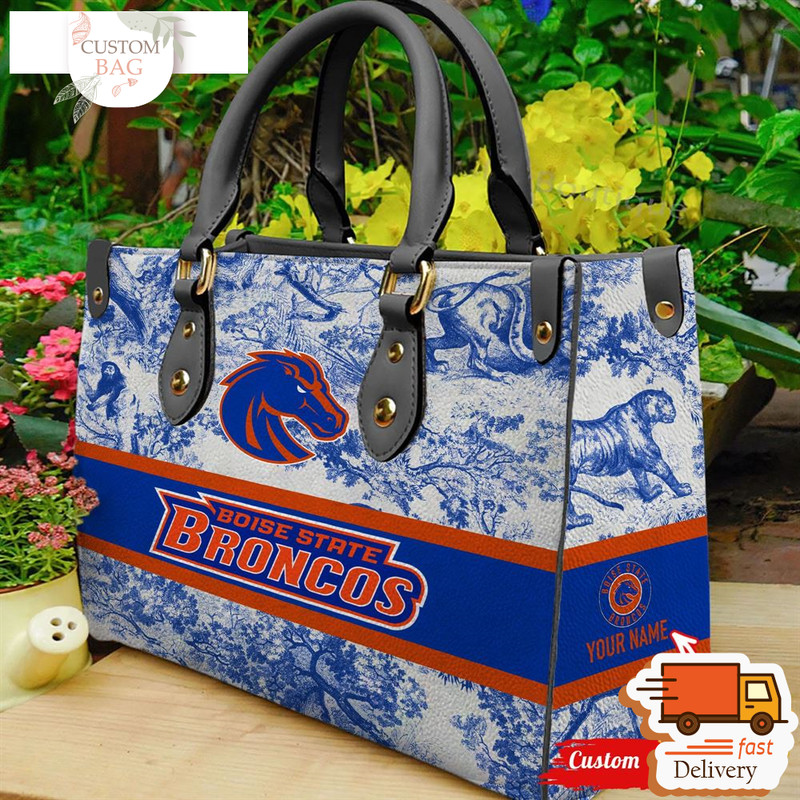 NCAA Boise State Broncos Women Leather Hand Bag.jpg