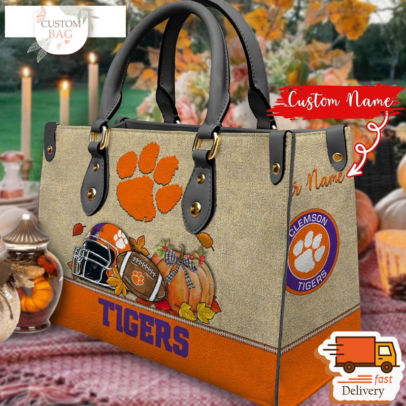 NCAA Clemson Tigers Autumn Women Leather Bag.jpg