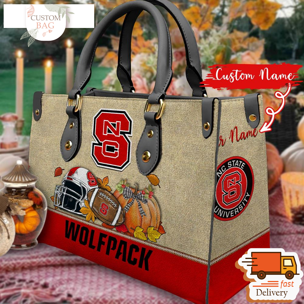 NCAA NC State Wolfpack Autumn Women Leather Bag.jpg