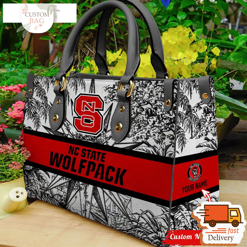 NCAA NC State Wolfpack Women Leather Hand Bag.jpg