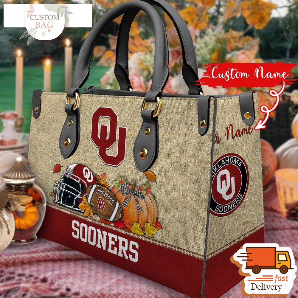 NCAA Oklahoma Sooners Autumn Women Leather Bag.jpg