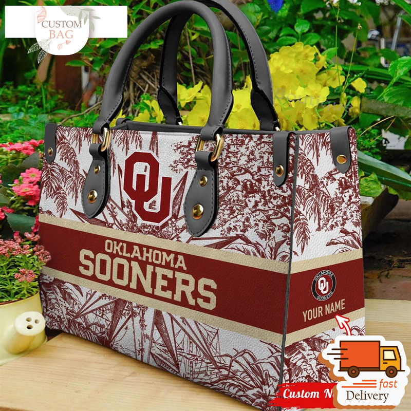 NCAA Oklahoma Sooners Women Leather HandBag.jpg