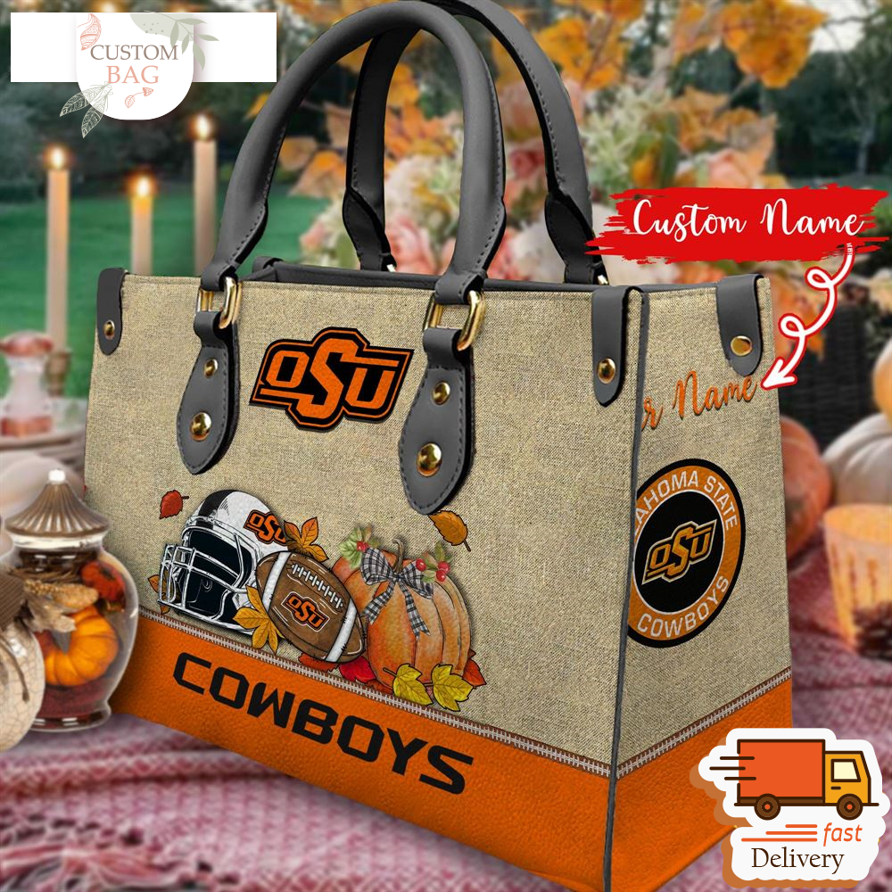 NCAA Oklahoma State Cowboys Autumn Women Leather Bag.jpg