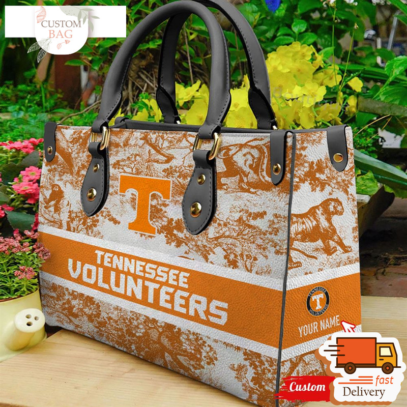 NCAA Tennessee Volunteers Women Leather Hand Bag.jpg
