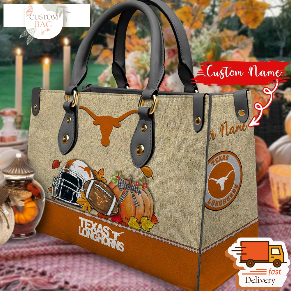 NCAA Texas Longhorns Autumn Women Leather Bag.jpg