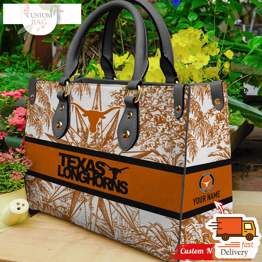 NCAA Texas Longhorns Women Leather HandBag.jpg