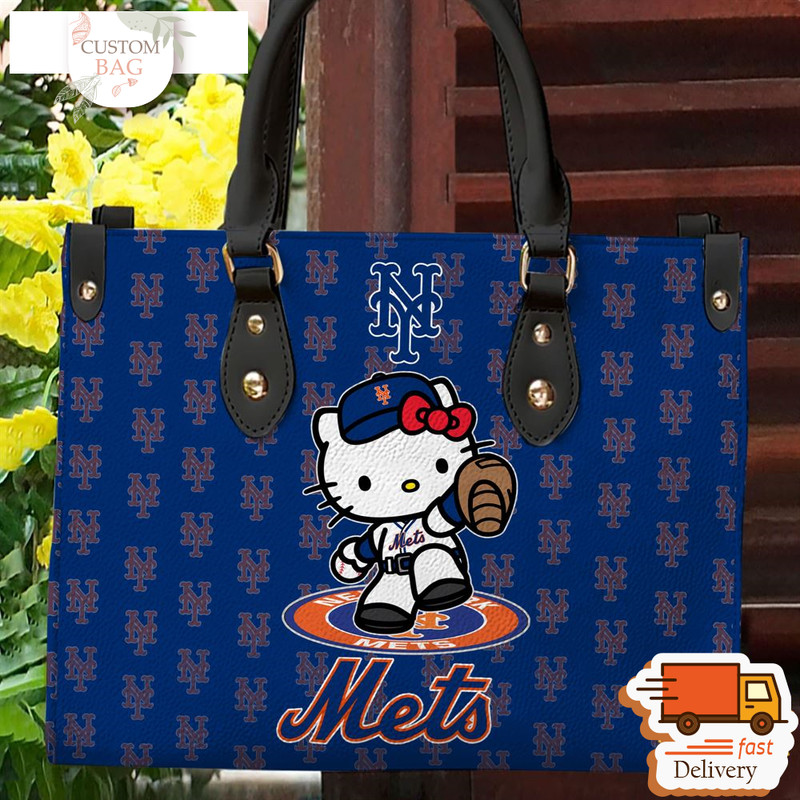 New York Mets Kitty Women Leather Hand Bag.jpg