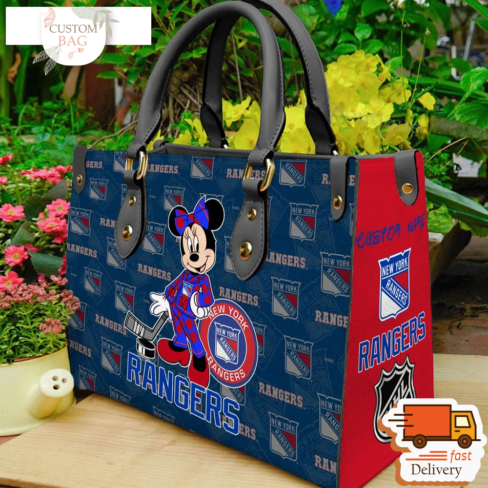 New York Rangers NHL Minnie Women Leather Hand Bag.jpg