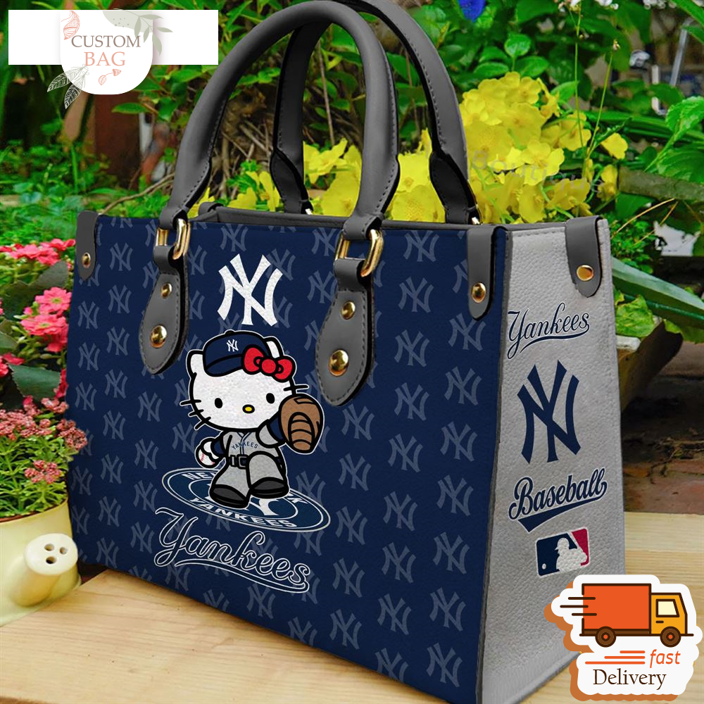 New York Yankees Kitty Women Leather Hand Bag.jpg