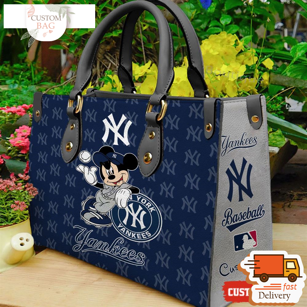 New York Yankees Mickey Women Leather Hand Bag.jpg