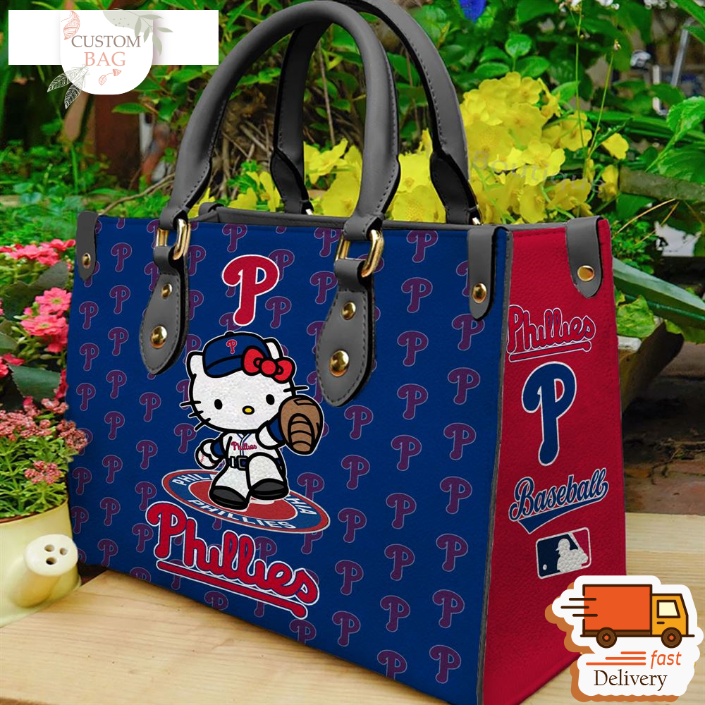 Philadelphia Phillies Kitty Women Leather Hand Bag.jpg