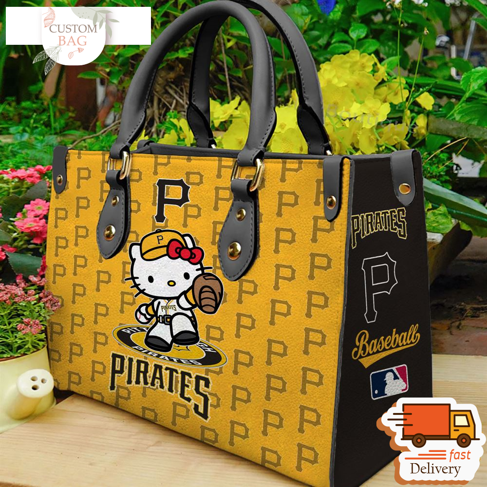 Pittsburgh Pirates Kitty Women Leather Hand Bag.jpg