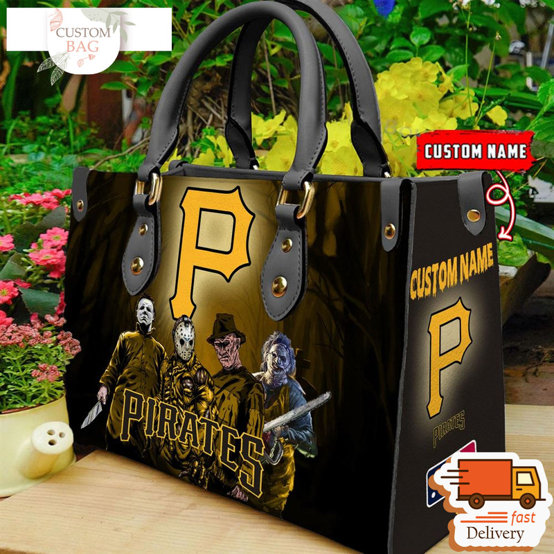 Pittsburgh Pirates MLB Halloween Women Leather Hand Bag.jpg