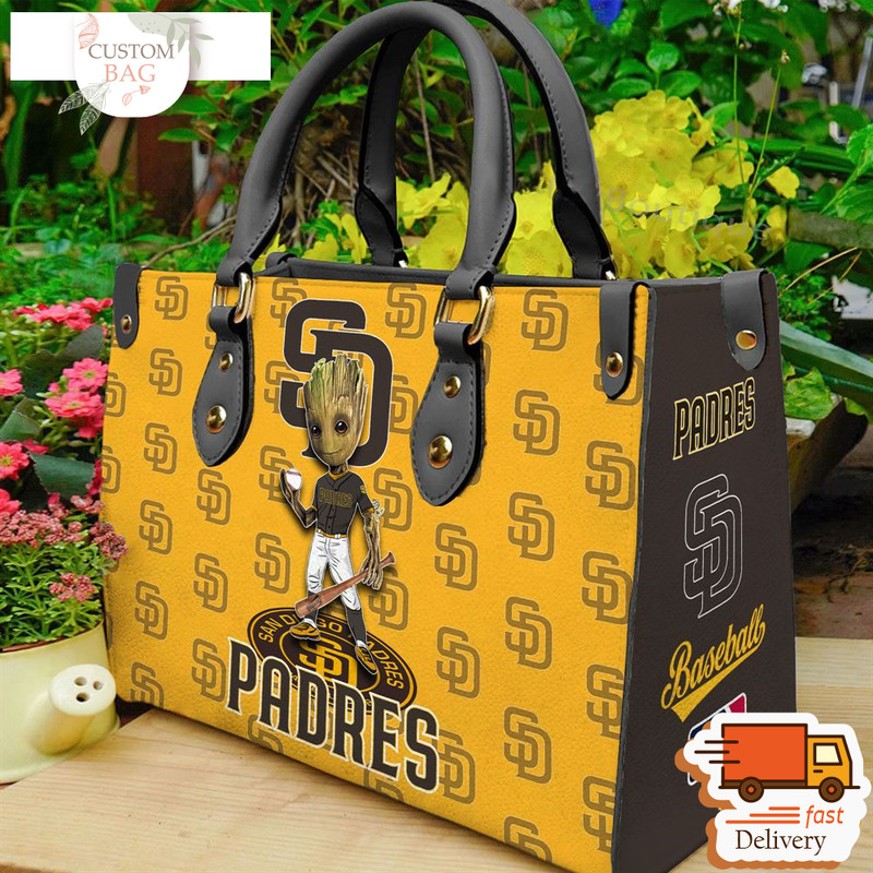 San Diego Padres Groot Women Leather Hand Bag.jpg