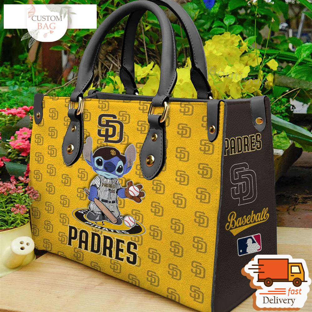 San Diego Padres Stitch Women Leather Hand Bag.jpg