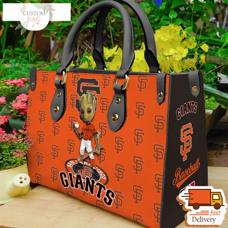 San Francisco Giants Groot Women Leather Hand Bag.jpg