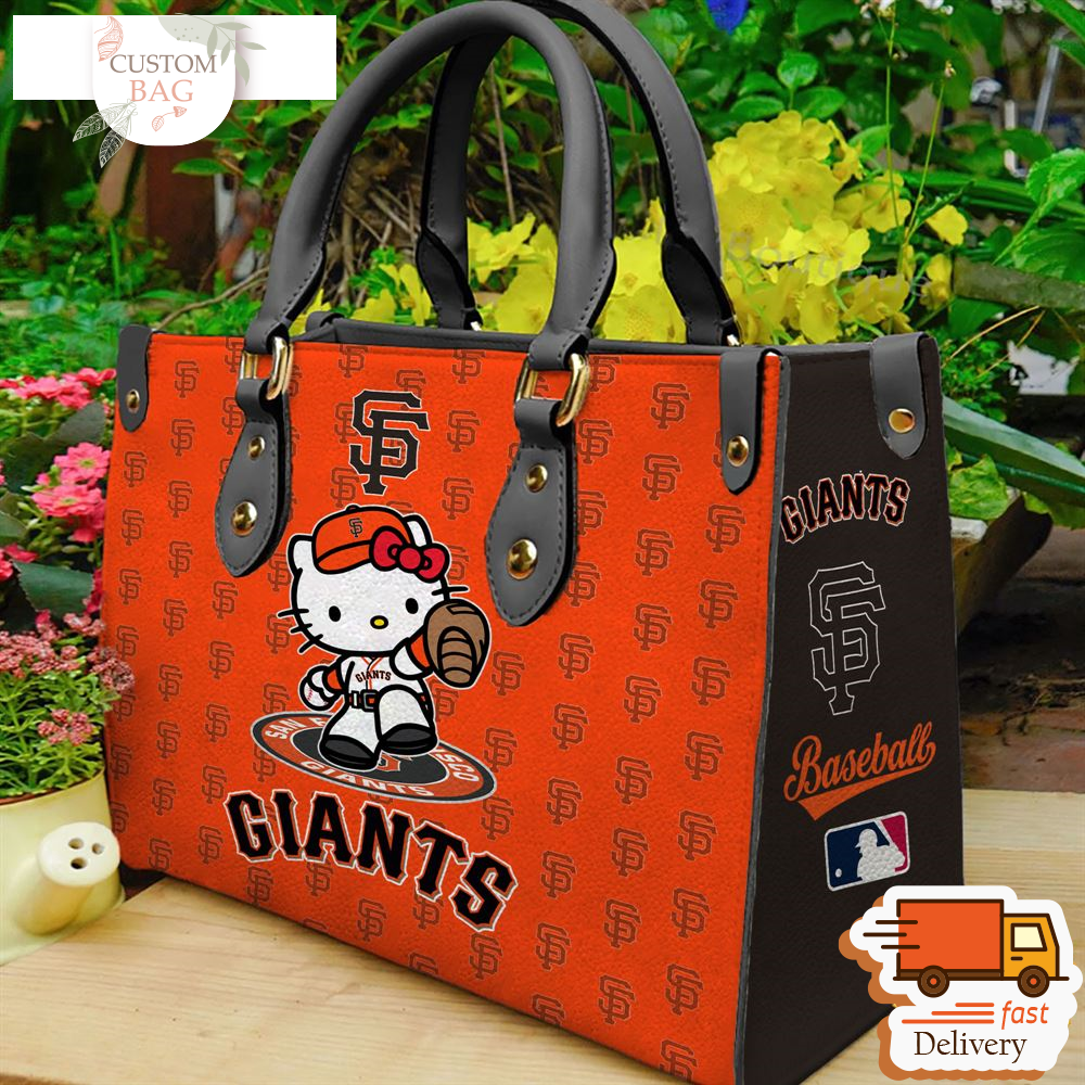 San Francisco Giants Kitty Women Leather Hand Bag.jpg