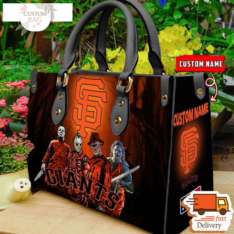 San Francisco Giants MLB Halloween Women Leather Hand Bag.jpg