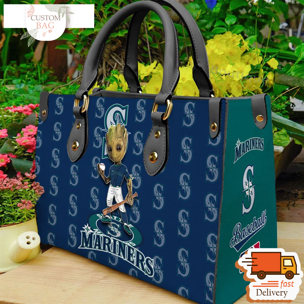 Seattle Mariners Groot Women Leather Hand Bag.jpg