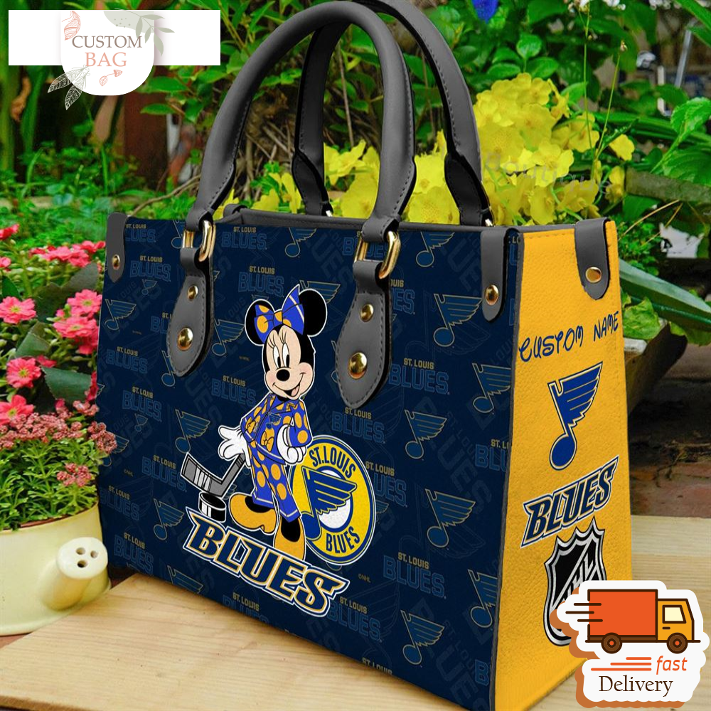 St. Louis Blues NHL Minnie Women Leather Hand Bag.jpg