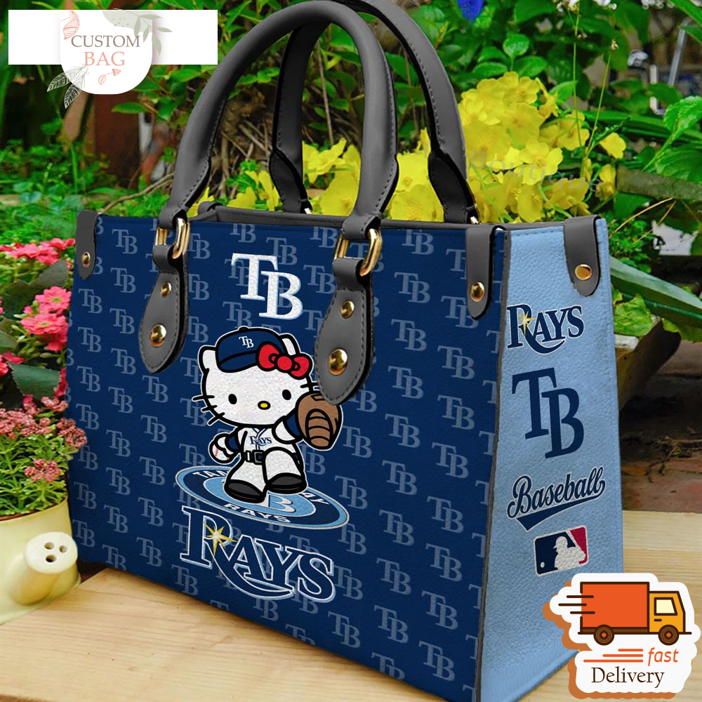 Tampa Bay Rays Kitty Women Leather Hand Bag.jpg