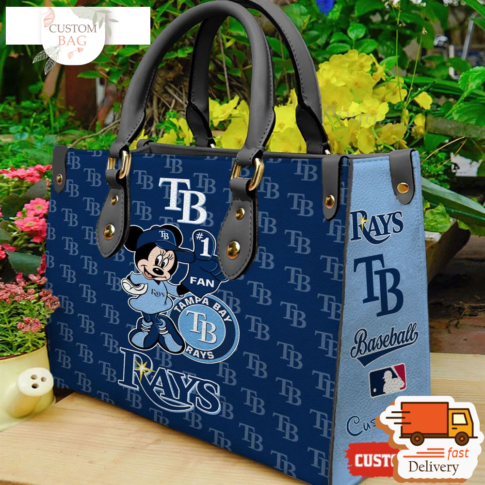 Tampa Bay Rays Minnie Women Leather Hand Bag.jpg