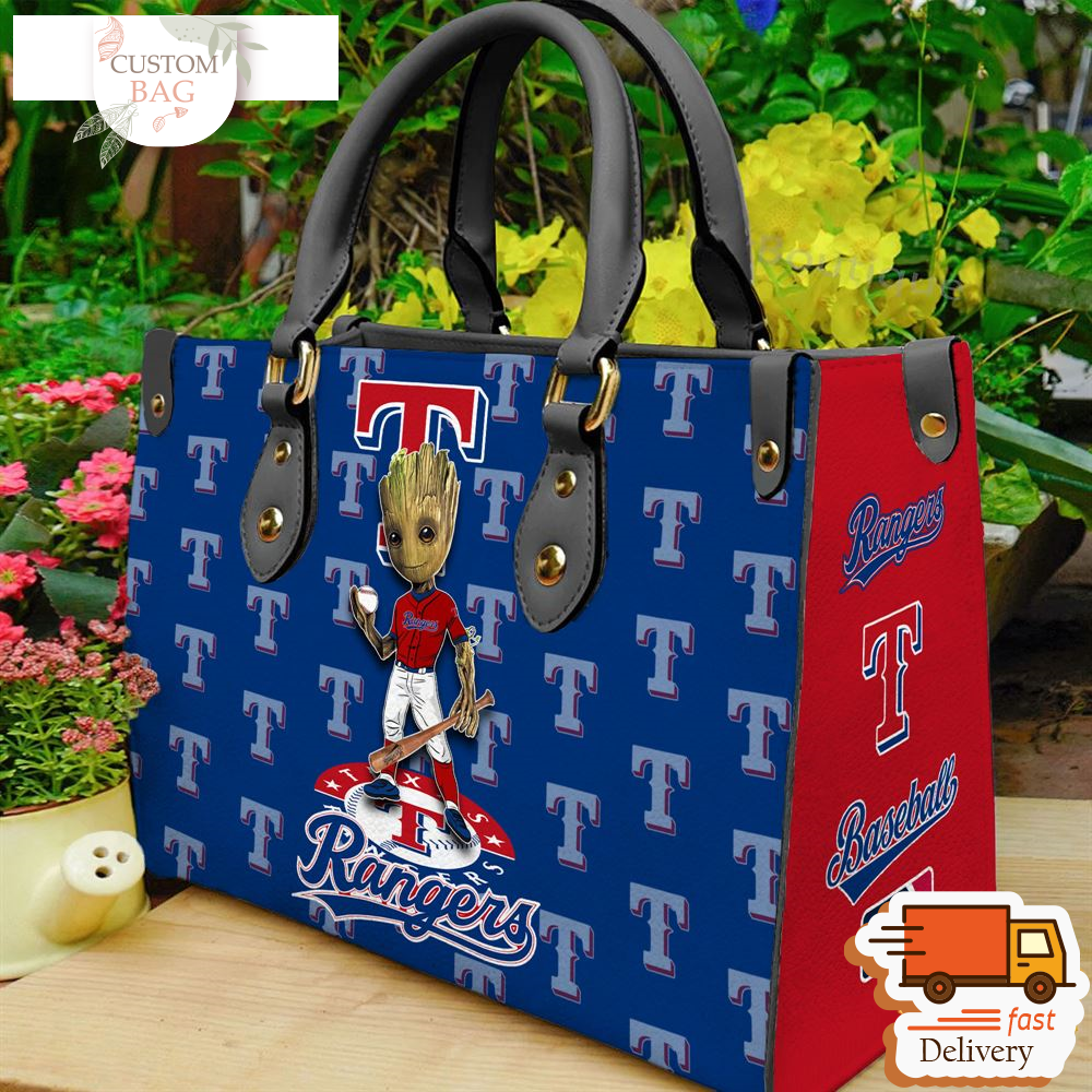 Texas Rangers Groot Women Leather Hand Bag.jpg