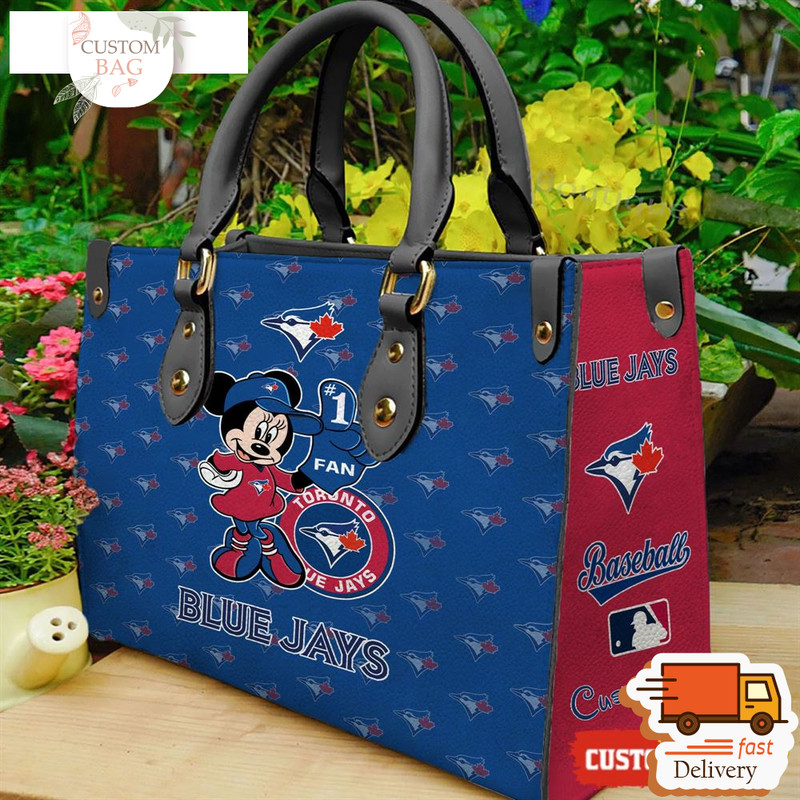 Toronto Blue Jays Minnie Women Leather Hand Bag.jpg