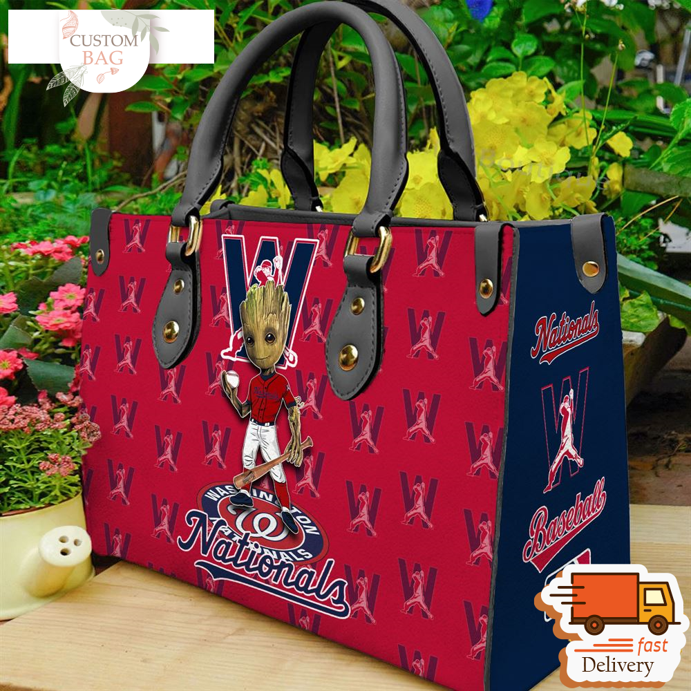 Washington Nationals Groot Women Leather Hand Bag.jpg