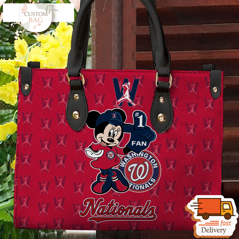 Washington Nationals Minnie Women Leather Hand Bag.jpg