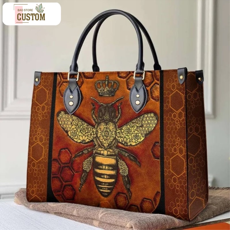 Bee Handbag, Beekeeping Leather Bag,Women Beekeeping Leather Handbag,Crossbody Bag,Personalized Leather bag,Shoulder Handbag,Handmade bag.jpg