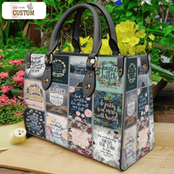 bible leather handbag, women bible handbag, bible crossbody bag, personalized leather bag, bible shoulder handbag