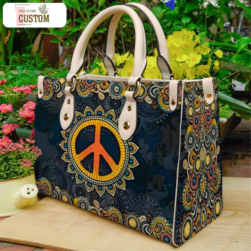 Custom Hippie Sunflower Leather Bag,Sunflower Handbag,Tote Bag,Leather Tote For Women Leather handBag,,Handmade Bag,Custom Bag,Vintage Bags 2.jpg